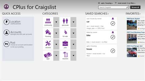 CPlus for Craigslist Screenshots 1