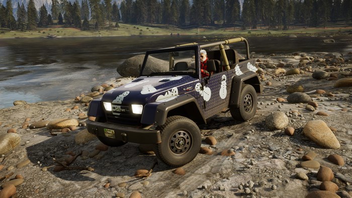 Call of the Wild: The Angler™ — зимний набор украшений для транспорта — скриншот 10