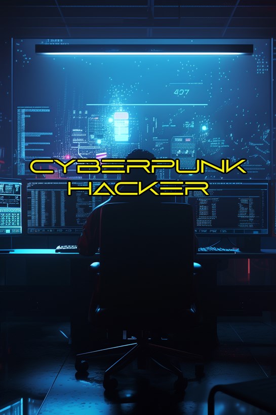 Foto en caja de Cyberpunk Hacker