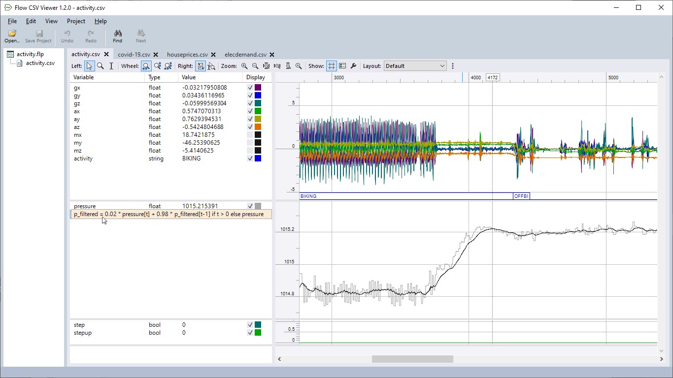 Flow CSV Viewer screenshot