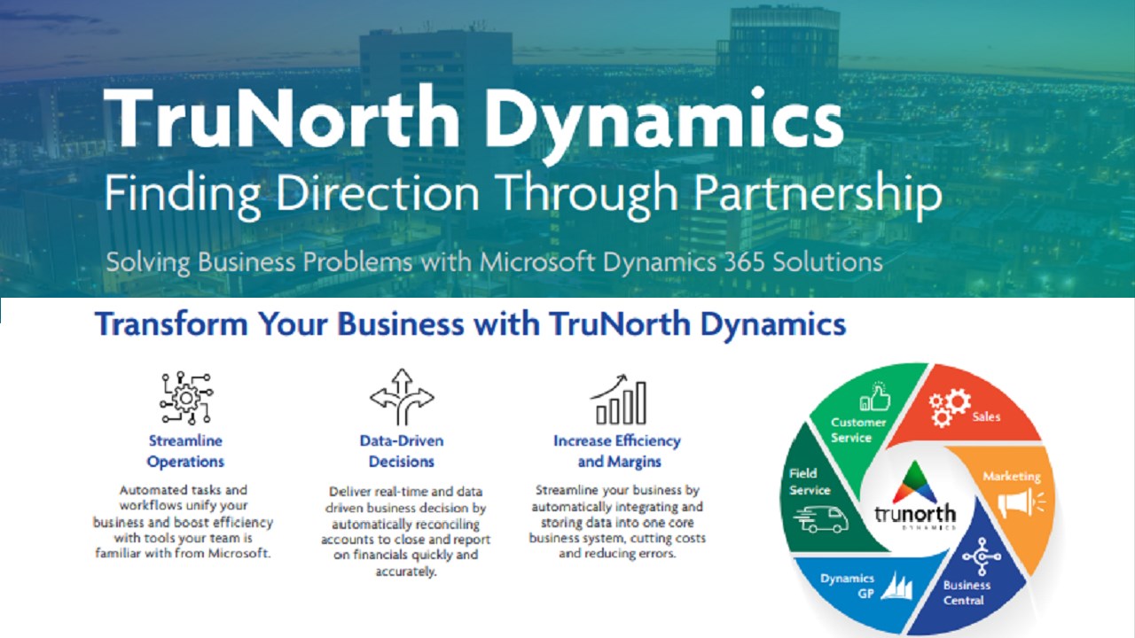 Snapshot 1 of TruNorth Dynamics Discovery Call for Dynamics 365 Business Central
