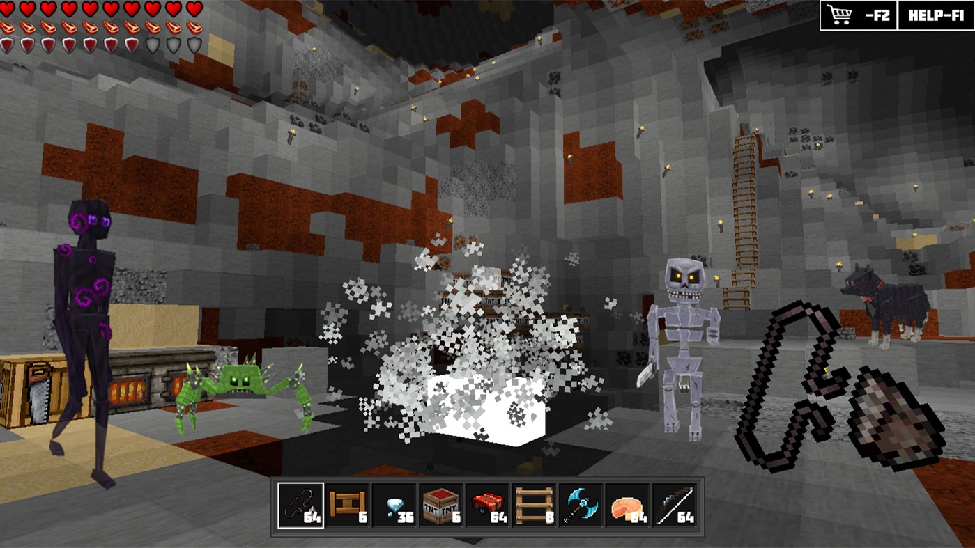 #8. World of Cubes Survival Craft (Windows) di: Solverlabs