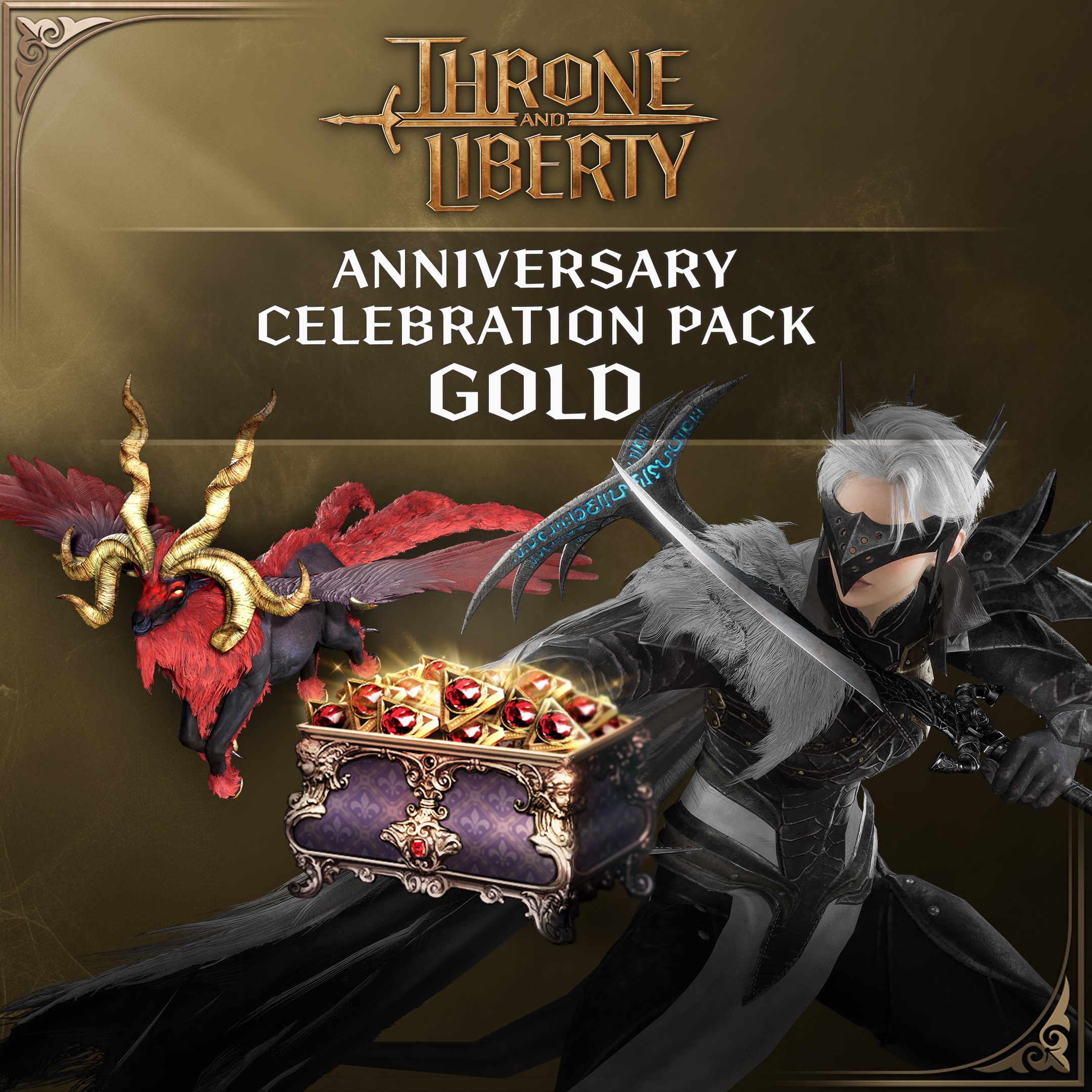 THRONE AND LIBERTY – Anniversary Celebration Pack: Gold