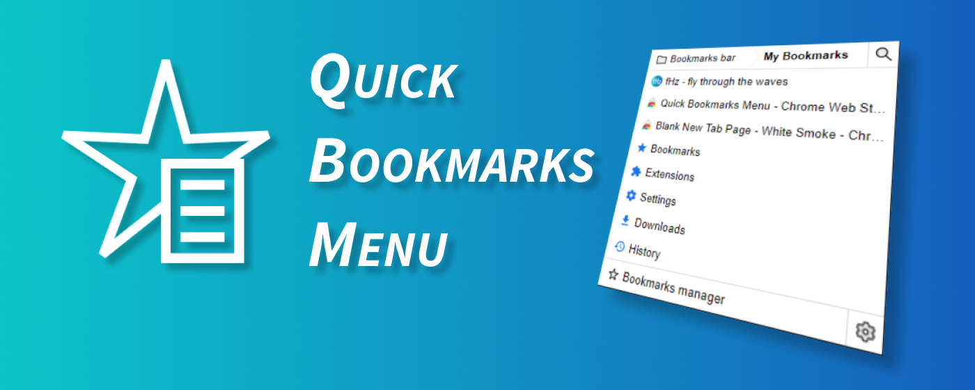 Quick Bookmarks Menu