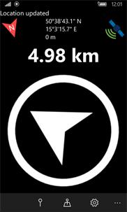 BackTrack GPS screenshot 1