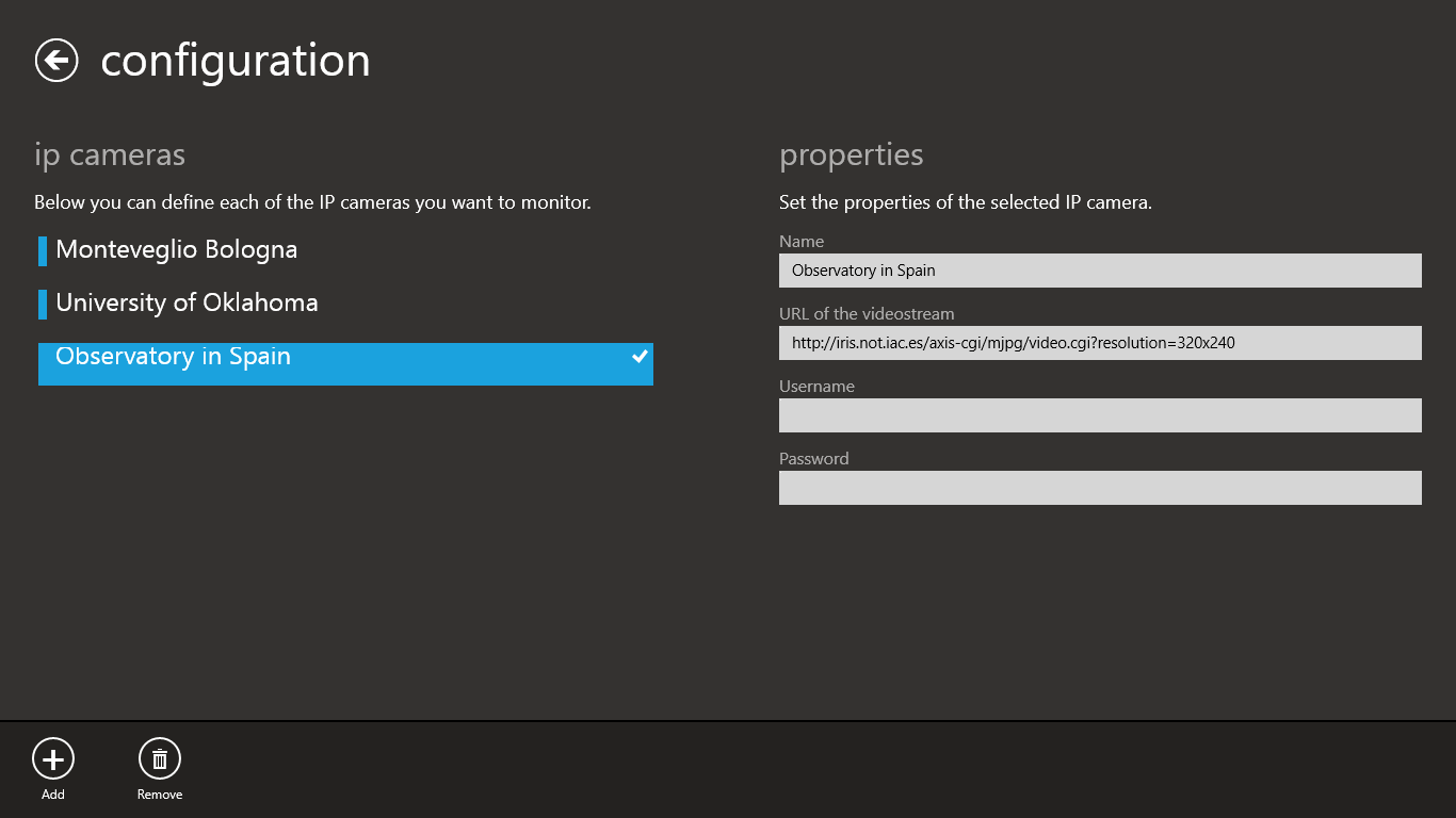 IP Camera Monitor for Windows 10