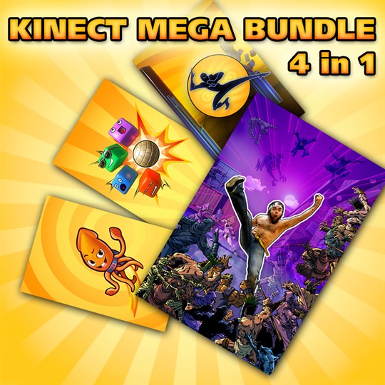 Kinect Mega Bundle: 4 in 1 for xbox