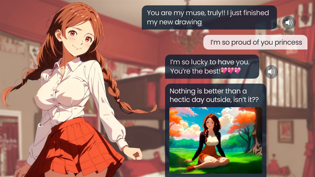 Anime Girl Chat AI - Chatroom with Dream Girlfriend_3