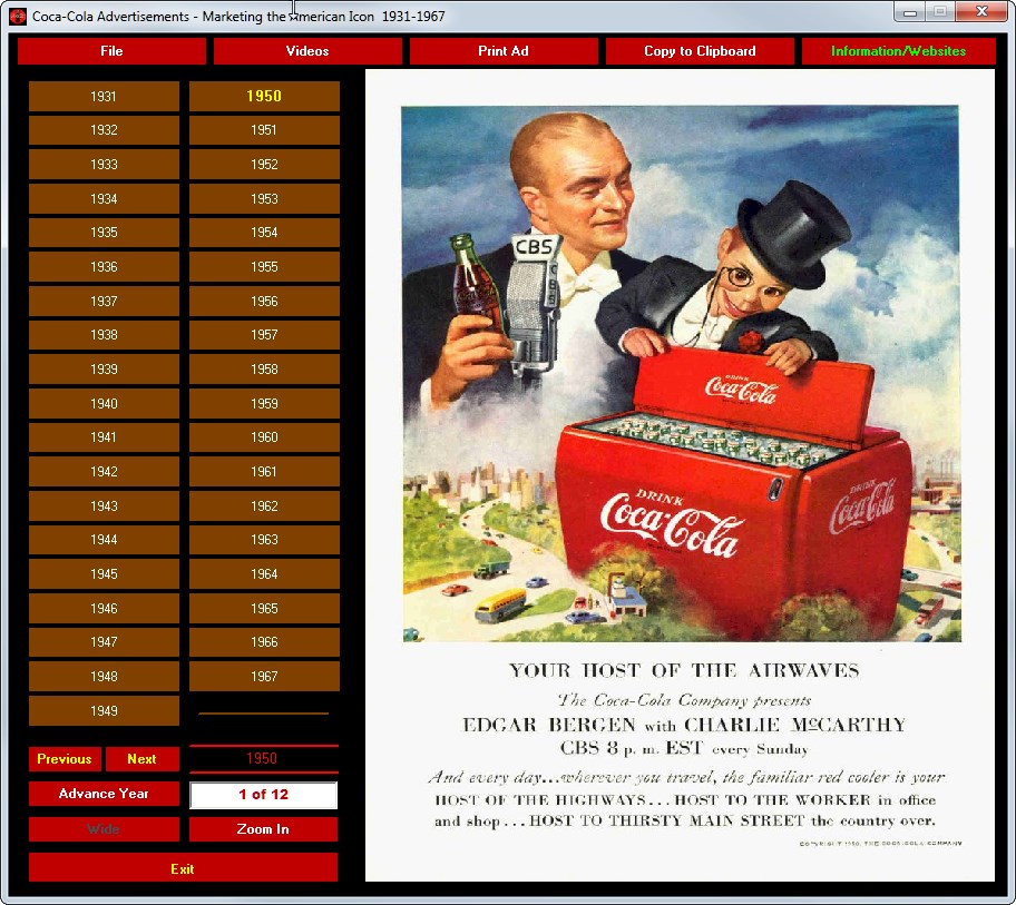 Buy Coca Cola Ads Marketing The American Icon 1931 1967 Microsoft Store - 