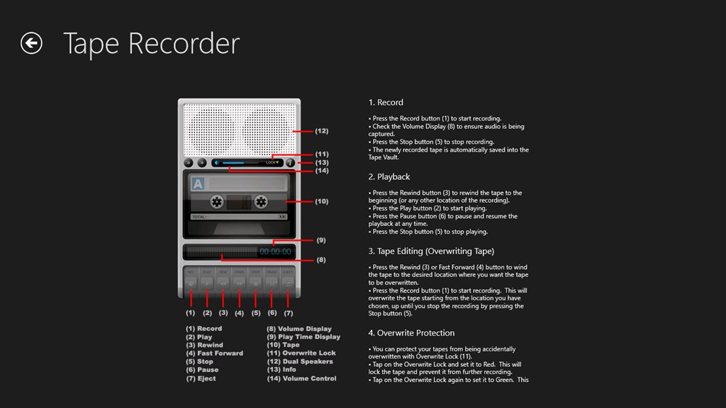 Cassette Recorder Software - Record Audio Track from Tapes