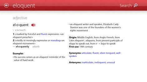 Merriam-Webster Dictionary for Dell Screenshots 2