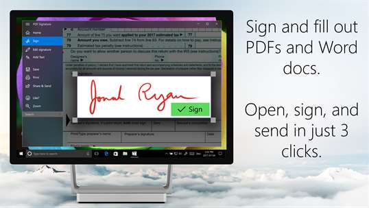 PDF Fill & Sign screenshot 1