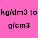 kg/dm3 to g/cm3