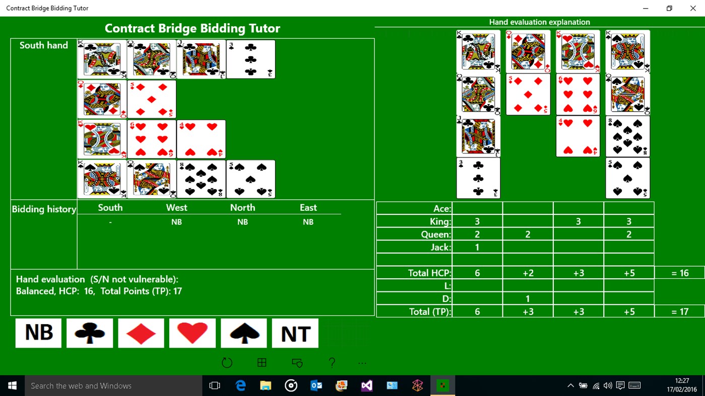 #3. Contract Bridge Bidding Tutor for Windows 10 (Windows) 作者: SerendIP Network