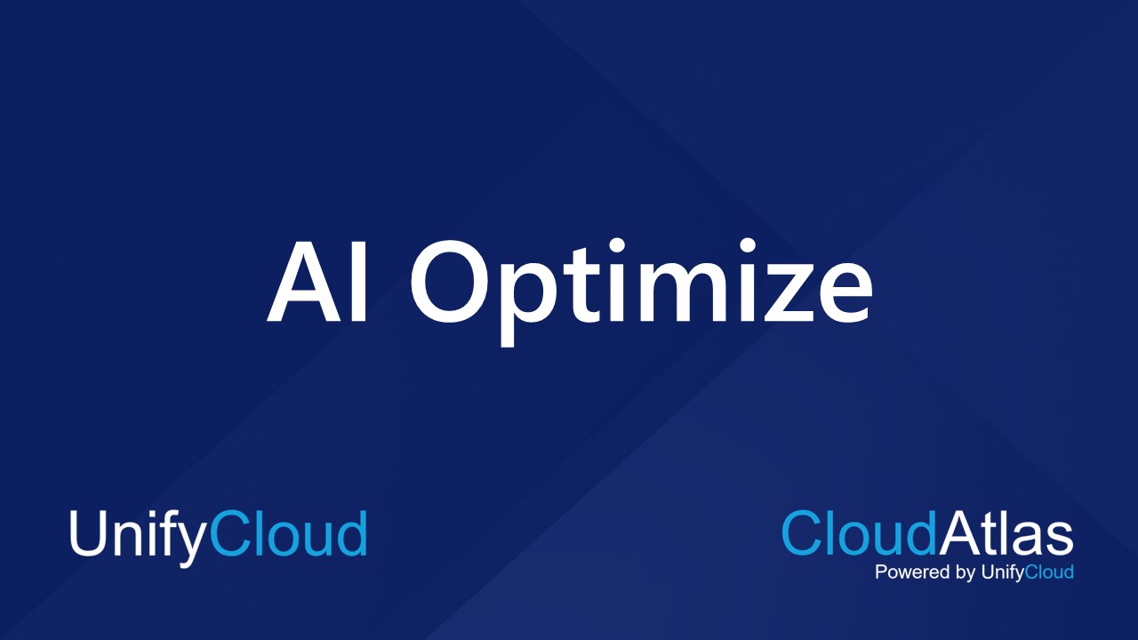 Snapshot 1 of CloudAtlas AI Optimize