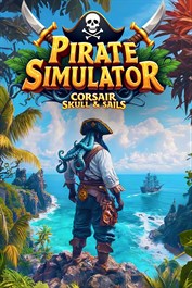 Pirate Simulator - Corsair Skull & Sails