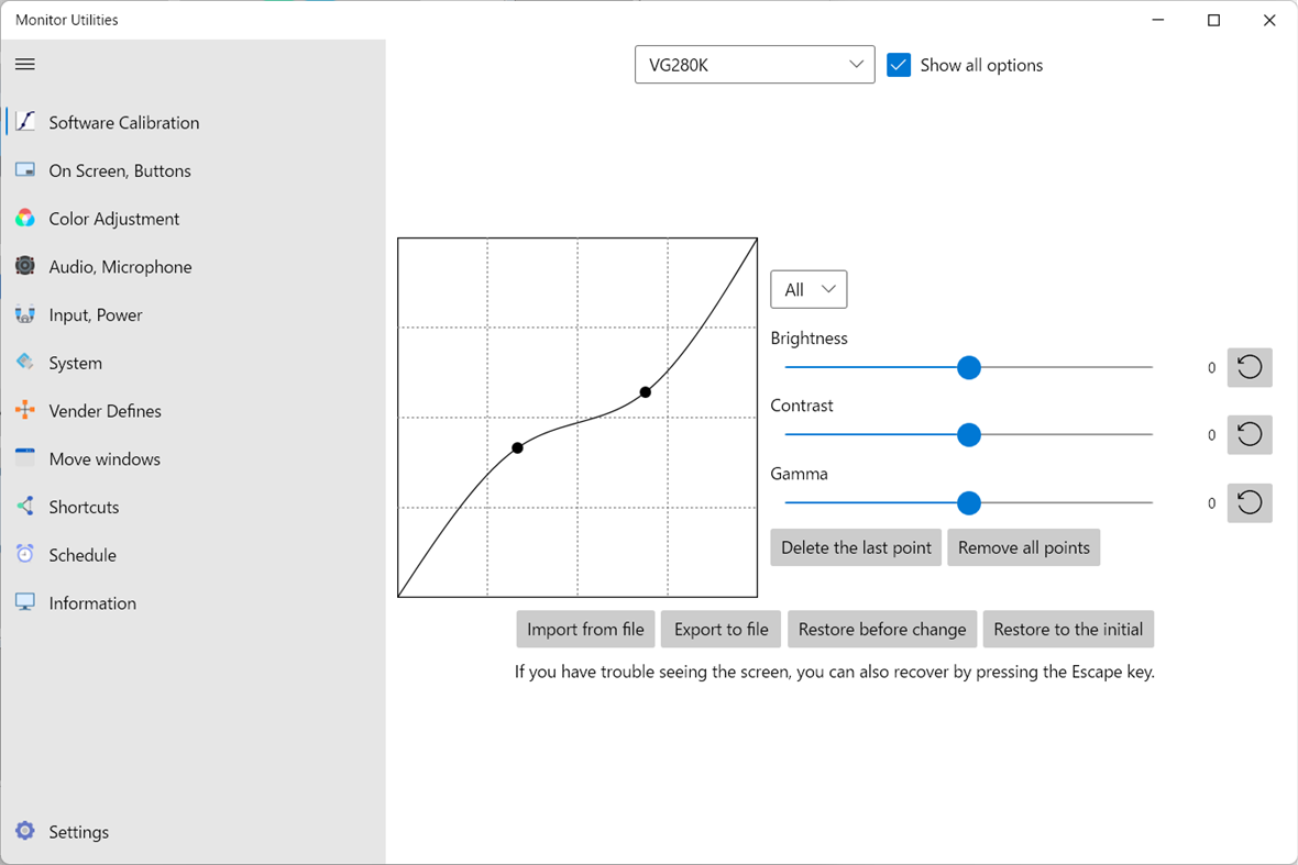 #2. Monitor Utilities (Windows) De: TNK Software(Tanaka Yusuke)