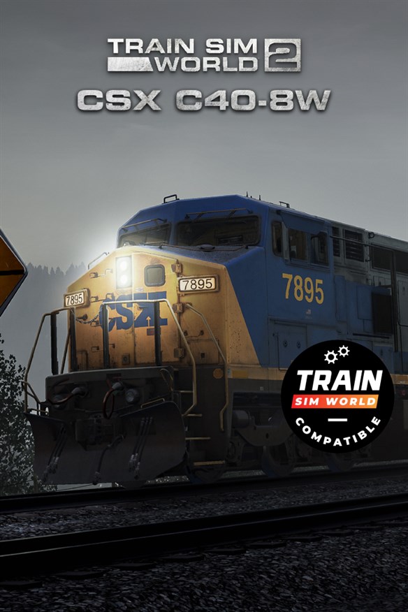 Train Sim World 2: CSX C40-8W (Train Sim World 3 Compatible) Xbox Series X|S and Xbox One cover art