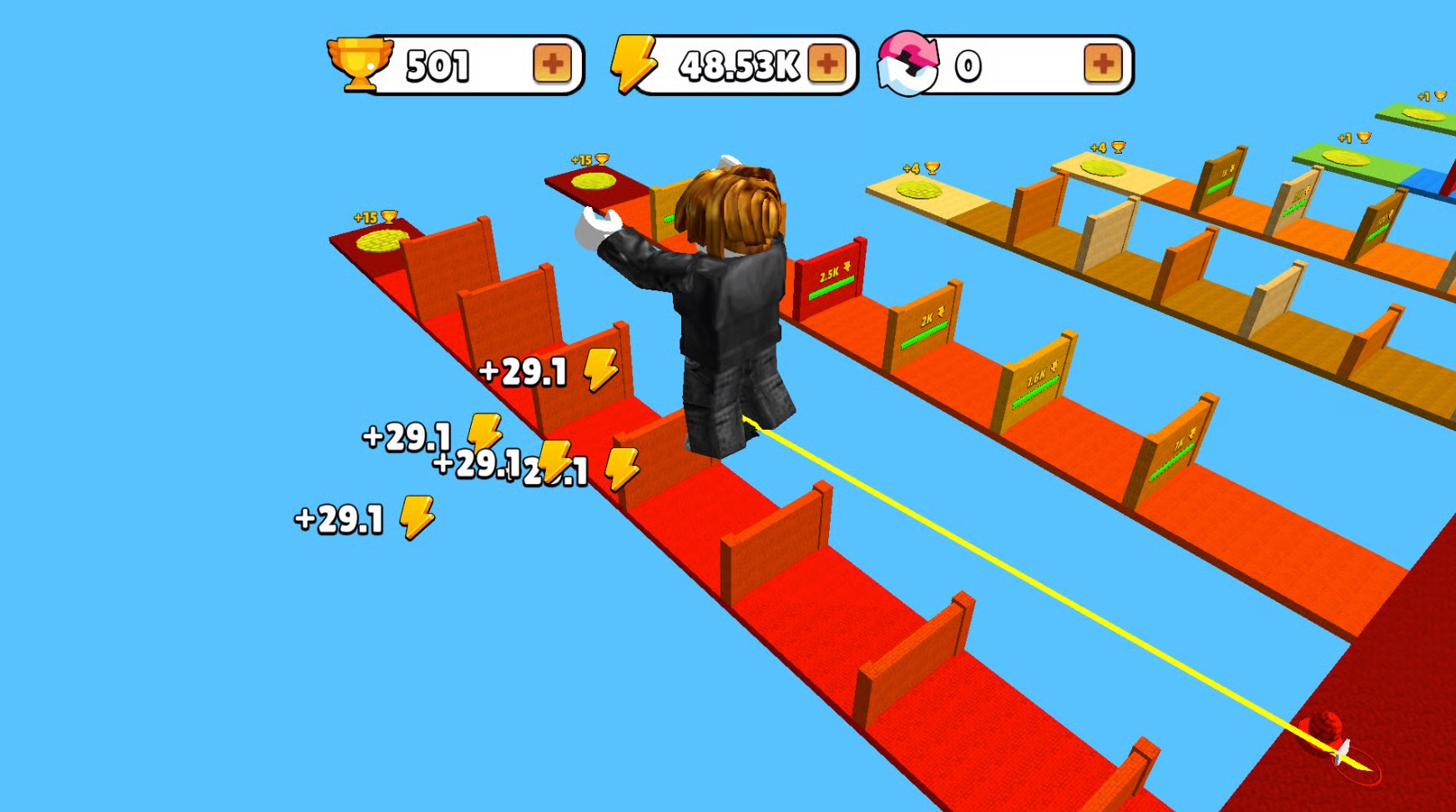 Obby: Click and Grow screenshot
