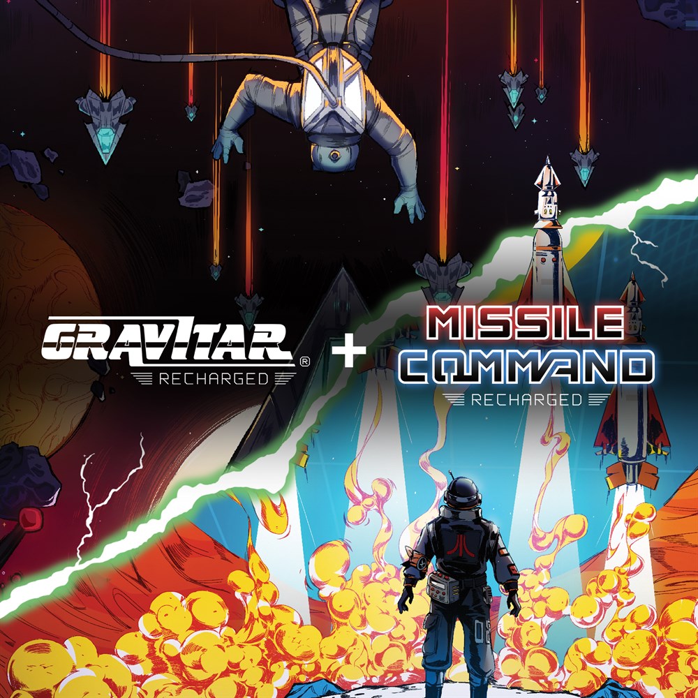 Atari Recharged Bundle: Gravitar + Missile Command cover art (full size)