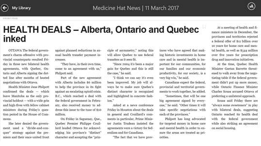 Medicine Hat News e-Edition screenshot 2