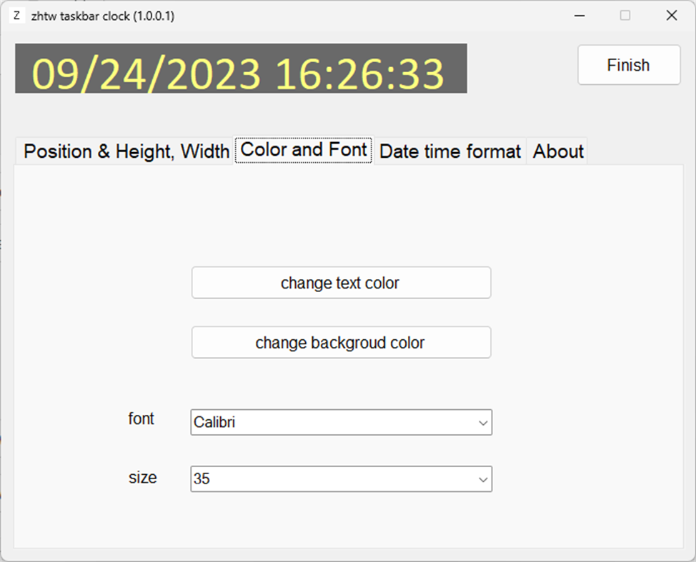 #3. zhtw taskbar clock (Windows) 由: zhtw.com