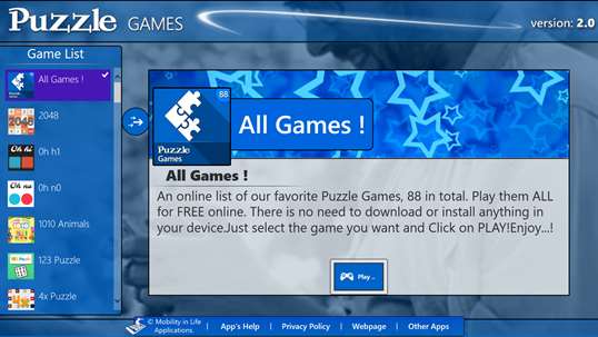Online Games+ (Puzzle) screenshot 1
