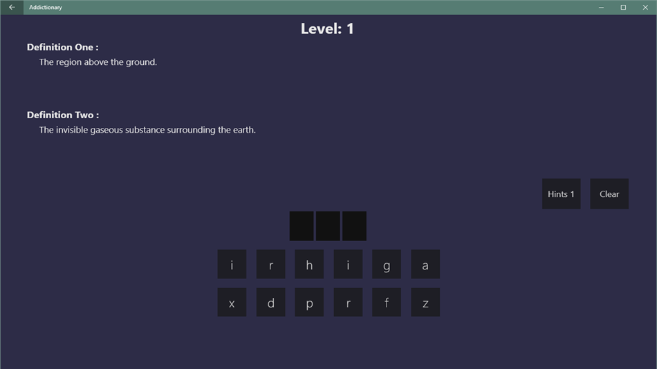 Addictionary (Windows) De: Aarhus Solutions