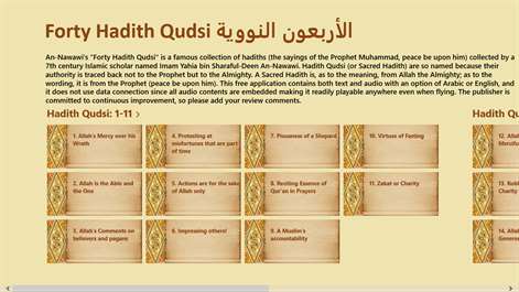 Forty Hadith Qudsi Screenshots 1