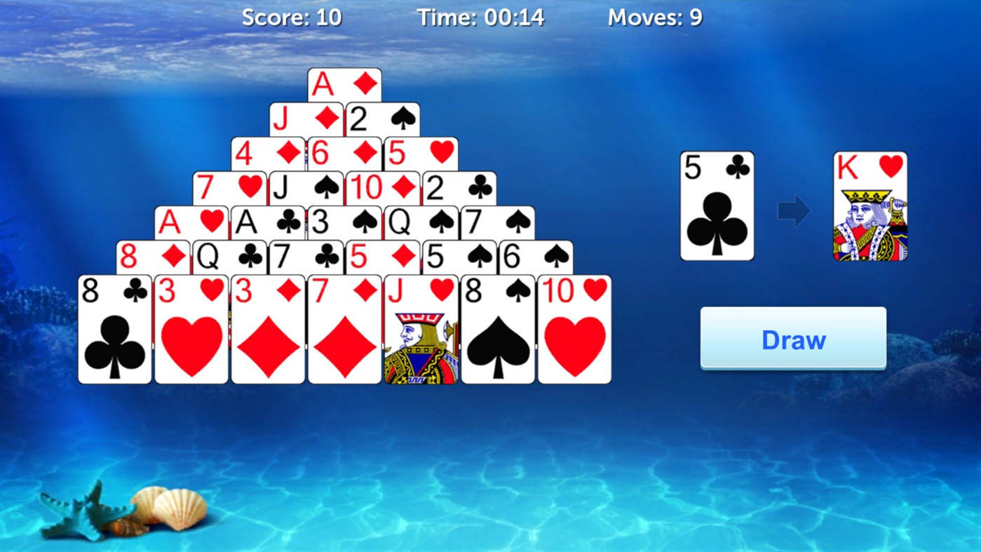 #1. Pyramid Solitaire - No Ads (Windows) 由: Klondike Solitaire Game