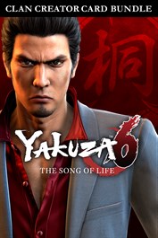 Yakuza 6: Song of Life Clan Creator Card Bundle