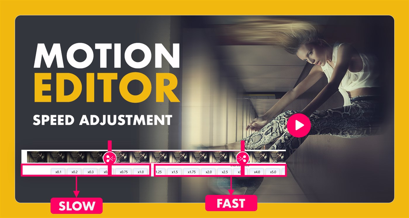 #1. SloMo Video Editor Slow Motion - Fast Motion (Windows) Bởi: Pinnacle Labs