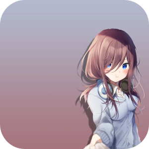 Nakano Miku Theme 4K Wallpaper HomePage icon