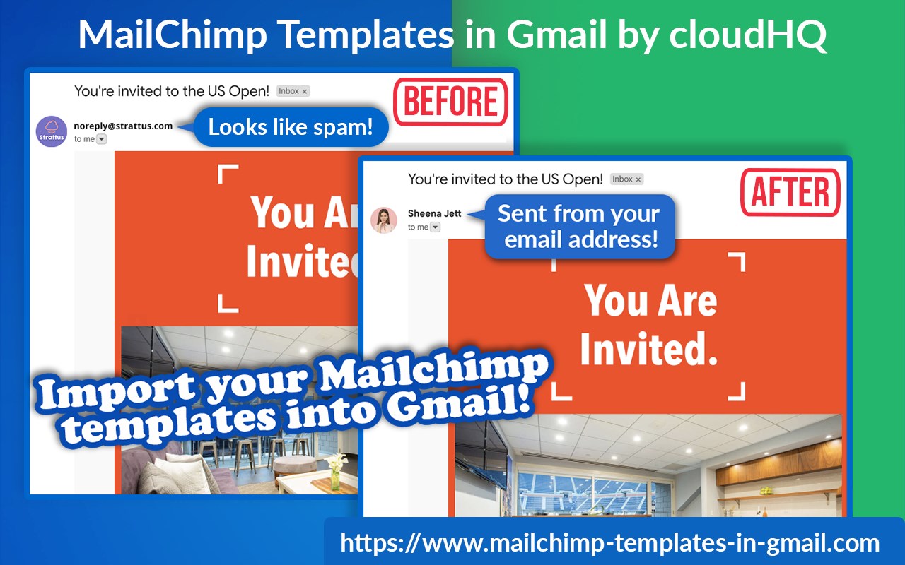 MailChimp Templates in Gmail by cloudHQ