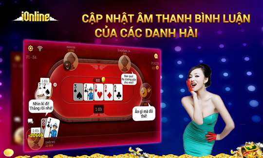 Tien len, xam, phom, lieng, poker online screenshot 2
