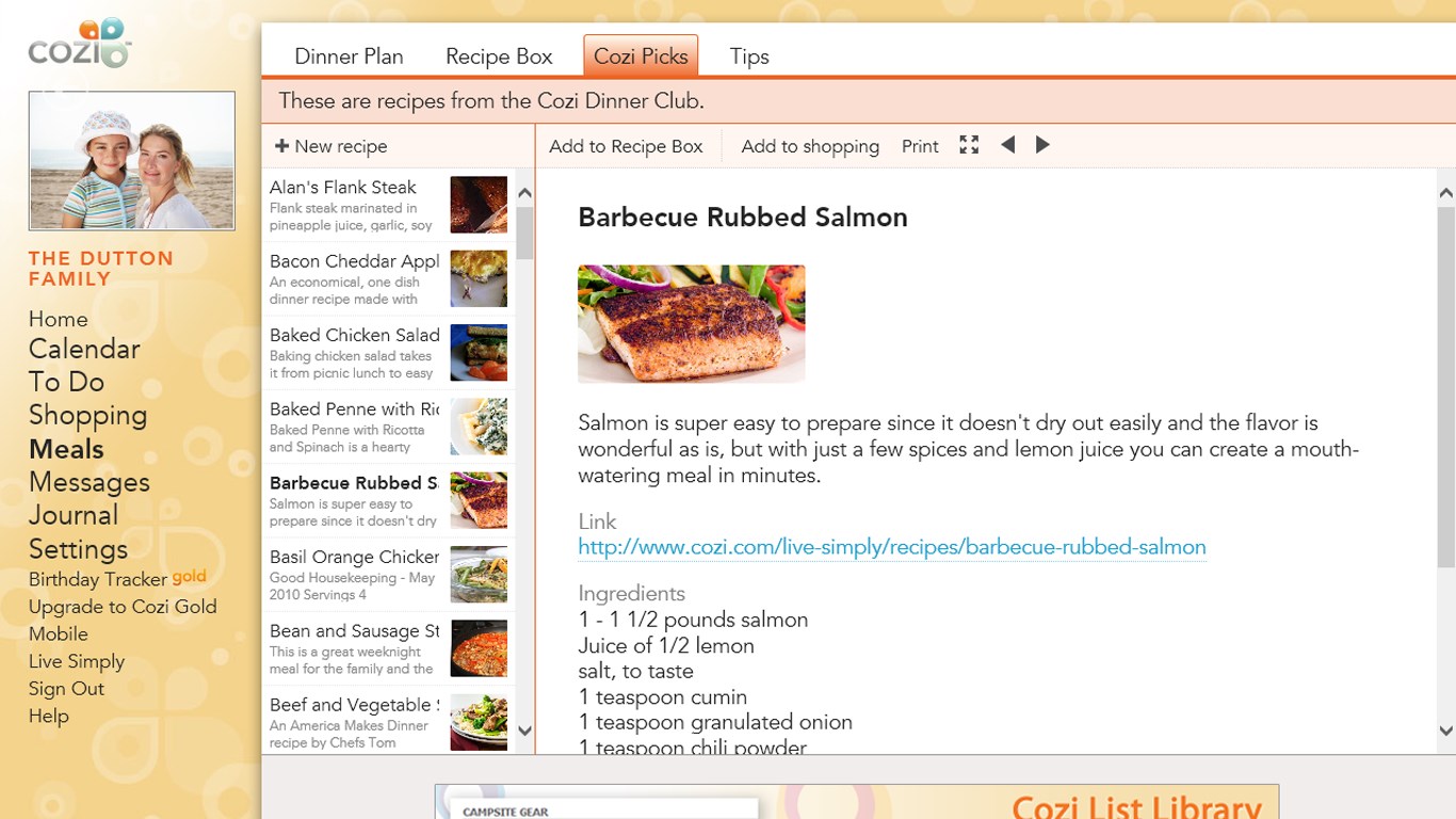 Cozi Family Organizer for Windows 10