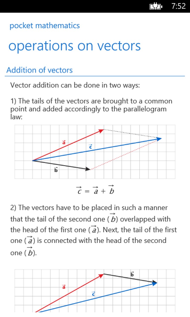 Screenshot 6 Pocket Mathematics windows
