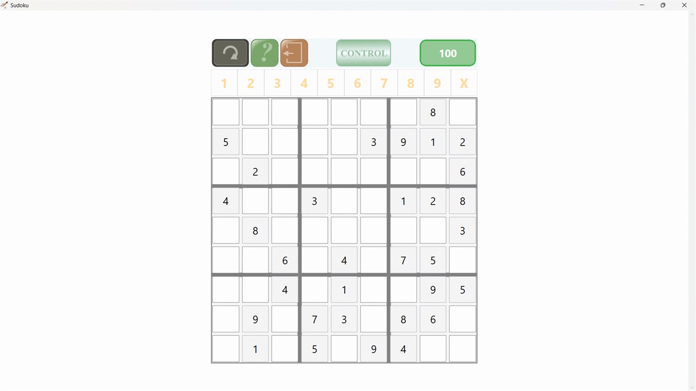 #1. Sudoku Pzl (Windows) Podle: Metin Morris