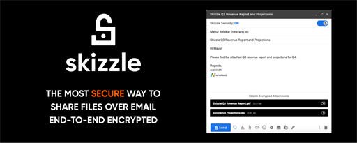 Skizzle - File Sharing, End to End Encryption marquee promo image