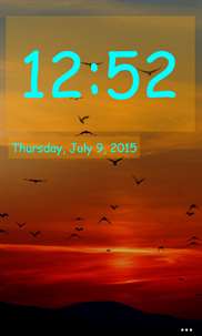 Clock on sunsets and sunrises screenshot 3