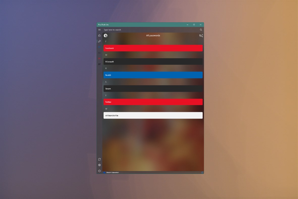 #5. PassTools Lite (Windows) Podle: Vincent Marcellot