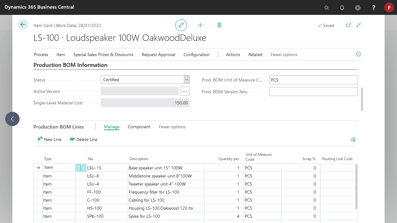 Snapshot 2 of Item Configurator