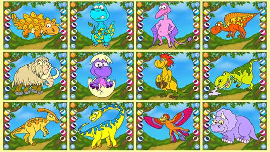 Dinosaurs - Connect the Dots and Add Colors screenshot 3