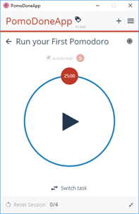 PomoDoneApp - Your Task List's Productivity Timer screenshot 1