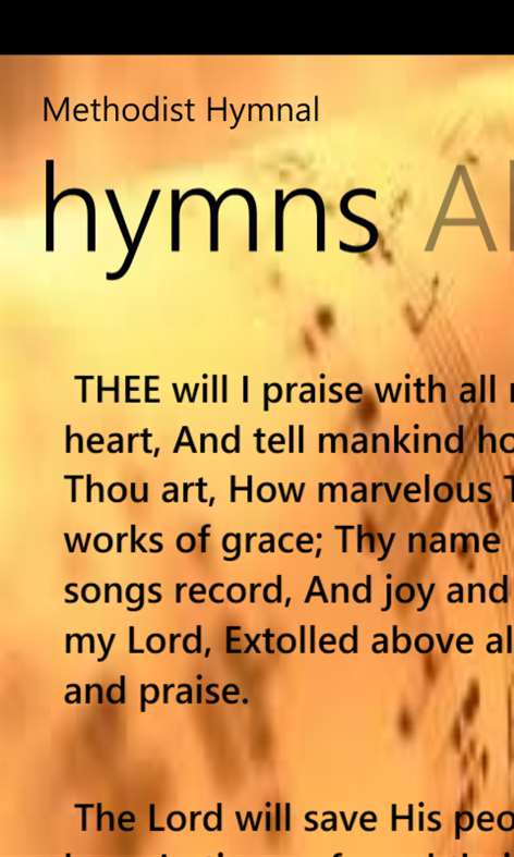 Methodist Hymnal Screenshots 2