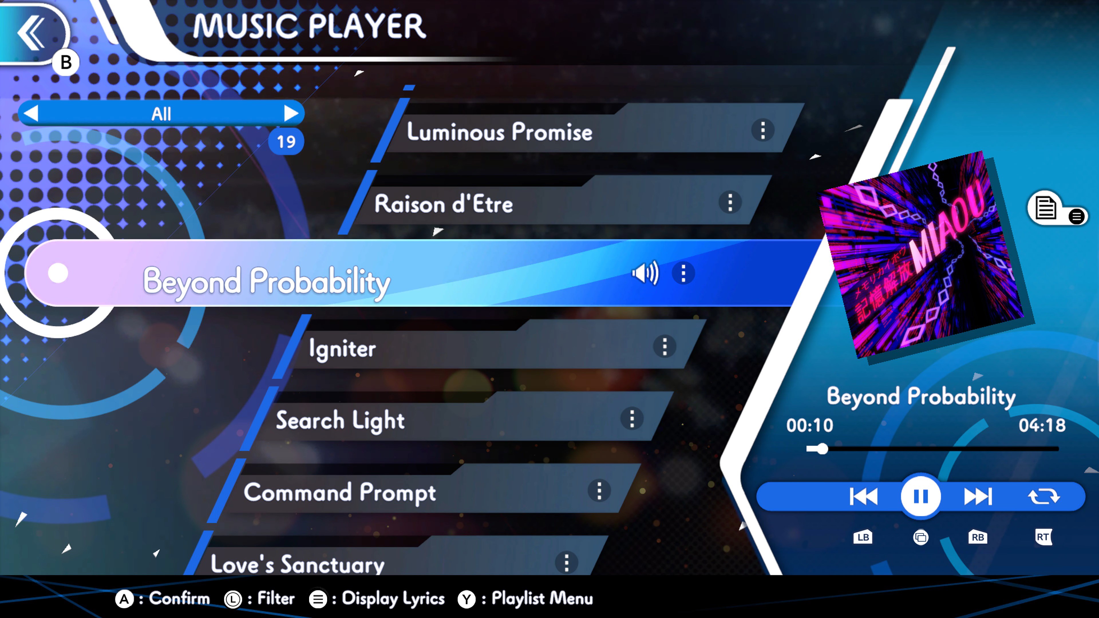 Gunvolt Records Cychronicle Song Pack 4 Lola Raison Detresearch Lightbeyond Probabilityloves Sanctuary