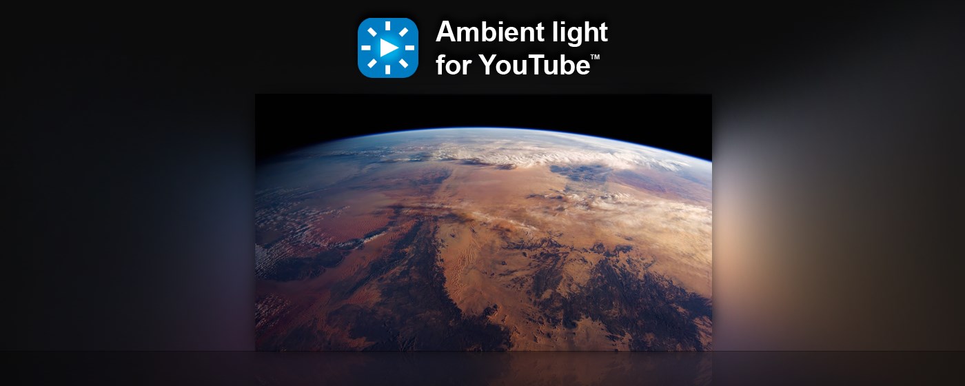 Ambient light for YouTube™ marquee promo image