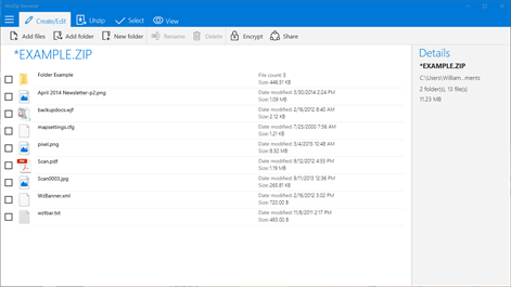 WinZip Universal Screenshots 2