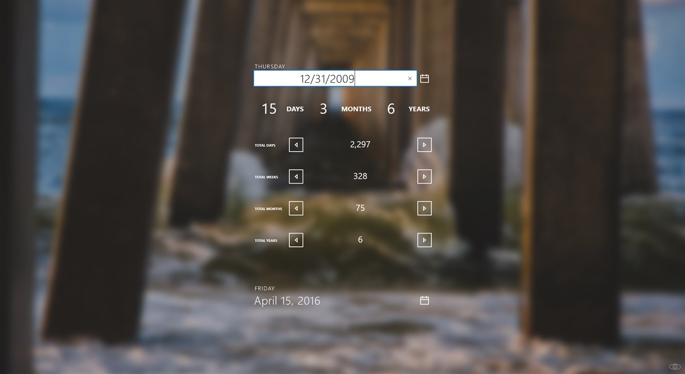 #6. Intelligent Date Calculator (Windows) 由: Just Good Apps