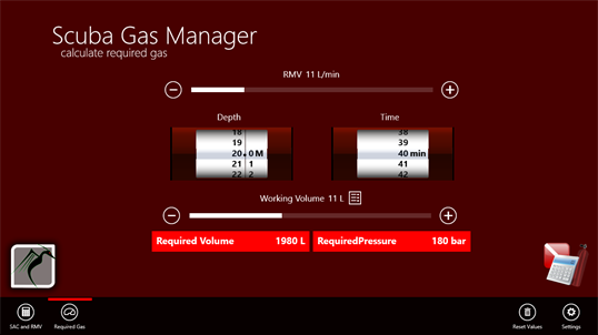 Scuba Gas Manager screenshot 6